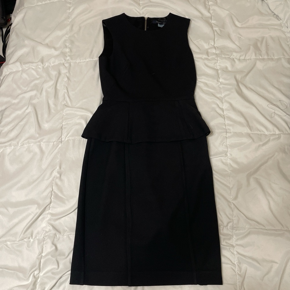 French Connection Black Sleeveless Dress